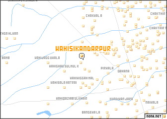 map of Wāhi Sikandarpur