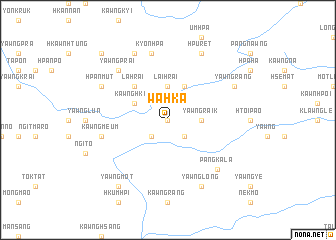 map of Wa-hka