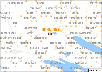 map of Wahlwies