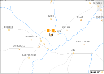 map of Wahl