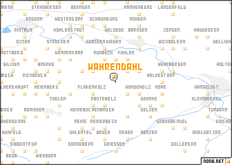 map of Wahrendahl