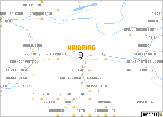 map of Waidring