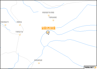 map of Waimiha