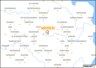 map of Waineri