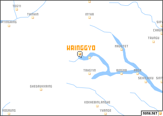 map of Wainggyo