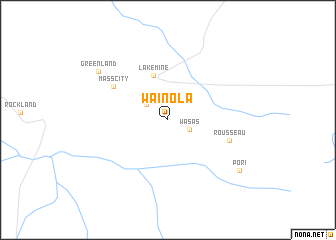 map of Wainola