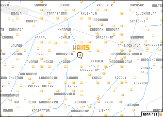 map of Wains