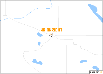 map of Wainwright