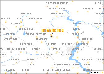 map of Waisenkrug
