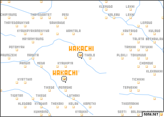 map of Wakachi