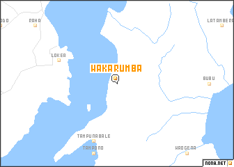 map of Wakarumba