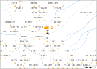 map of Waka