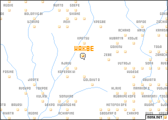 map of Wakbe