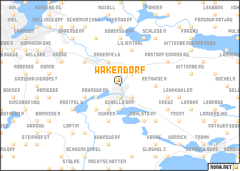 map of Wakendorf