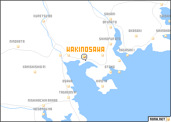 map of Wakinosawa