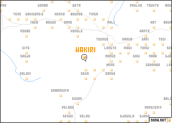 map of Wakiri