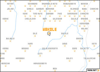 map of Wakʼolē