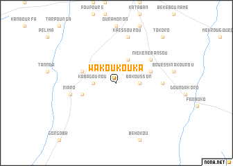 map of Wakoukouka