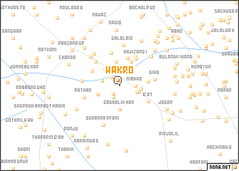 map of Wakro