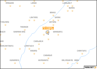 map of Wa Kum