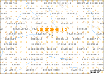 map of Walagammulla