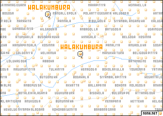 map of Walakumbura