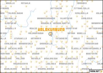 map of Walakumbura