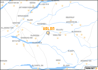 map of Wa‘lān