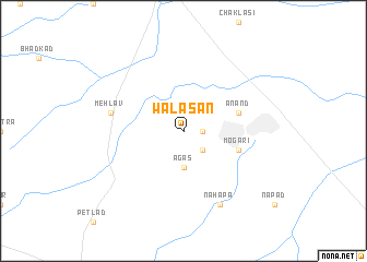map of Walāsan