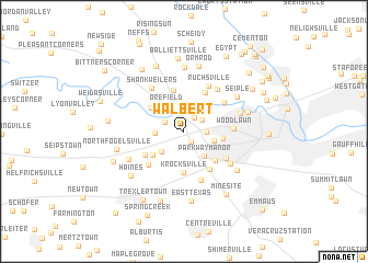 map of Walbert