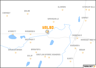 map of Walbo