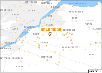 map of Walbridge