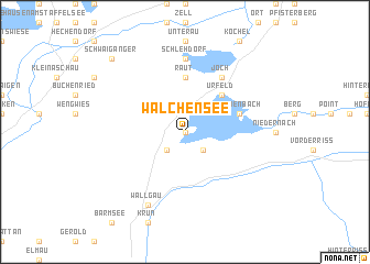 map of Walchensee