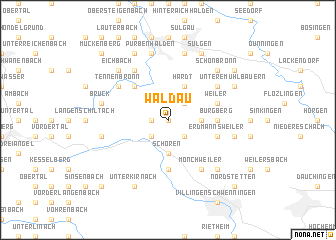 map of Waldau