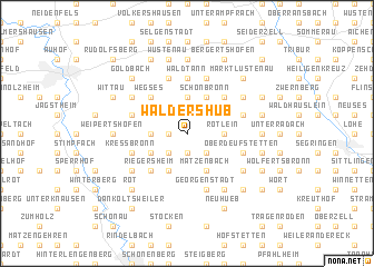 map of Wäldershub