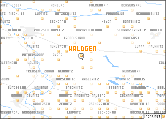 map of Wäldgen