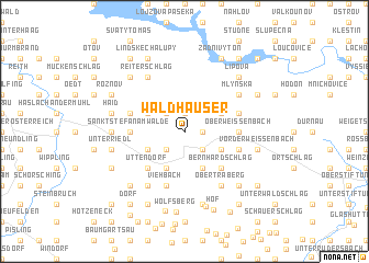 map of Waldhäuser