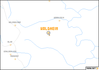 map of Waldheim
