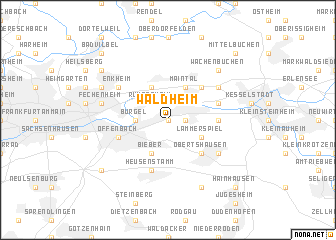 map of Waldheim