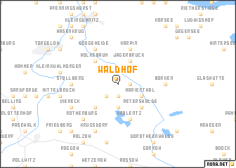 map of Waldhof