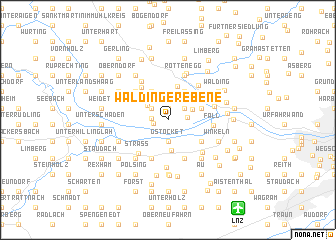 map of Waldinger-Ebene