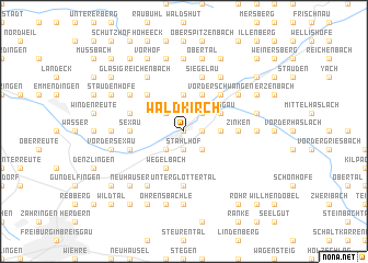 map of Waldkirch