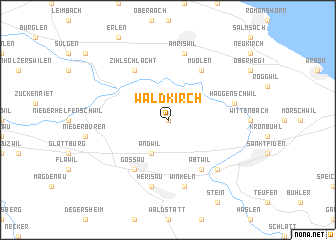 map of Waldkirch
