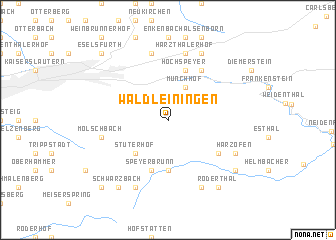 map of Waldleiningen