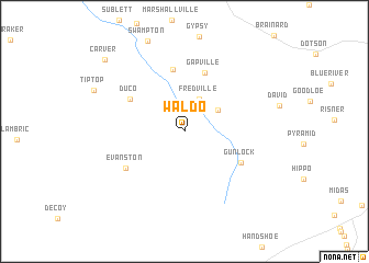 map of Waldo