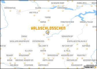 map of Waldschlösschen