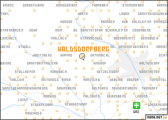 map of Waldsdorfberg