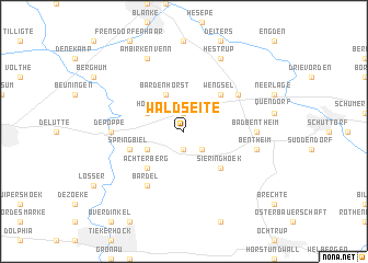 map of Waldseite