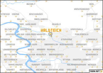 map of Waldteich
