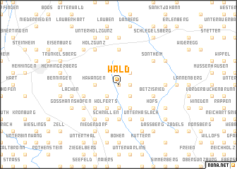 map of Wald